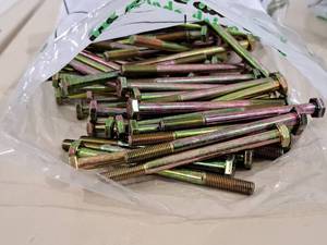 lot 169 image: Lot of (60) Hillman Cap Screws 14x3-12  Hex Head #220542