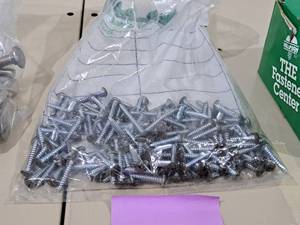 lot 1849 image: Lot of (140) Sheet Metal Screws