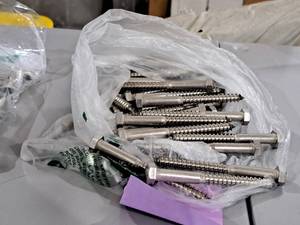 lot 1852 image: Lot of (49) Lag Screws 38x4