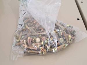 lot 163 image: Lot of (90) Hex Cap Screws