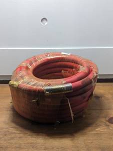 lot 6 image: 50ft - 12x100 300 PSI Nylon Braided PVC Low Pressure AirWater Hose