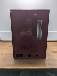 lot 85 image: Lockable Metal Side Storage - Ready for wiring - HeatAir Vents on Side - Red