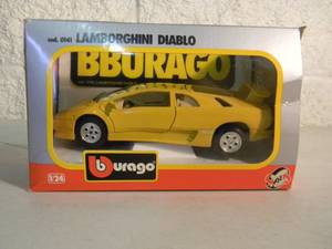 BBURAGO 124 SCALE LAMBORGHINI DIABLO cod. 0141 - GREAT PIECE - NICE - IN BOX - SEE PICTURES