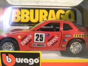 BBURAGO 124 SCALE PORSCHE 924 TURBO GR.2 cod. 0199 - GREAT PIECE - NICE - IN BOX - SEE PICTURES