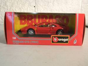 BBURAGO 124 SCALE FERRARI GTO 1984 cod. 05872 - GREAT PIECE - NICE - IN BOX - SEE PICTURES
