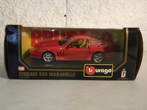 BBURAGO 124 SCALE DIE-CAST FERRARI 550 MARANELLO cod. 1564 - GREAT PIECE - NICE - IN BOX - SEE PICTURES
