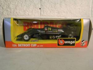 BBURAGO 124 SCALE DIE-CAST DETROIT CUP cod. 6112 - GREAT PIECE - NICE - IN BOX - SEE PICTURES