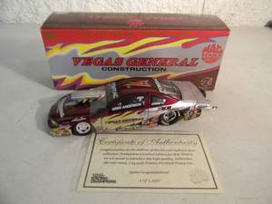 MAC TOOLS  RACING CHAMPIONS 124 SCALE DIE-CAST LIMITED EDITION 1 of 1,250 - 2003 PONTIAC PRO STOCK FUNNY CAR VEGAS GENERAL Greg Anderson - wCOA - #18397p - GREAT PIECE - NICE - IN BOX - SEE PICTURES