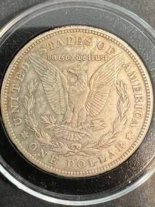 lot 11 image: 1921 US MORGAN SILVER DOLLAR IN AIRTITE