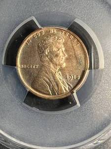 lot 40 image: 1913 US WHEAT CENT PCGS UNC DETAIL