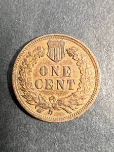 lot 59 image: 1908 US INDIAN HEAD CENT