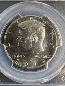 lot 63 image: 2014-D US KENNEDY HALF DOLLAR PCGS SP67