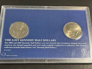 lot 79 image: THE LAST KENNEDY HALF DOLLARS 2 COIN SET