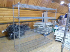 lot 23 image: Metal Wire Shelving