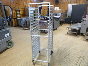 lot 42 image: Sheet Pan Rack on Wheels