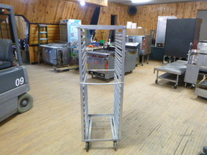 lot 43 image: Sheet Pan Rack on Wheels