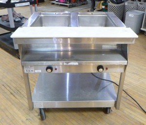 lot 63 image: Randell Two-Well Steam Table