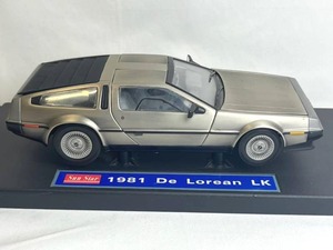 lot 1 image: Vintage Sun Star Back To The Future 1981 De Lorean LK 118 Scale Diecast Model Car
