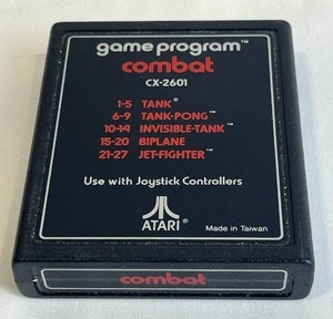 lot 6 image: Vintage ATARI 2600 Combat Video Game (Working)