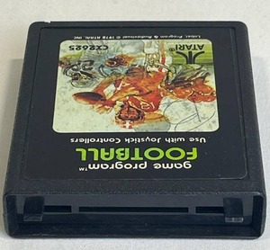 lot 12 image: Vintage ATARI 2600 Football Video Game (CX2625) (Working)