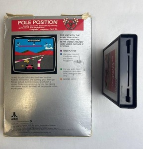 lot 15 image: Vintage ATARI 2600 Pole Position Video Game (Working)