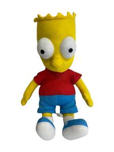 lot 36 image: Vintage 18 Bart Simpson Plush Toy in Nice Condition