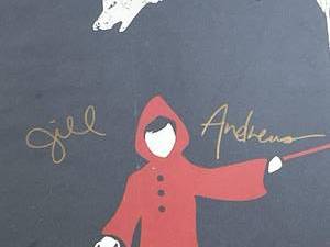 lot 59 image: 20 x 26 Framed Jill Andrews Autographed Poster designed by Andy Bird