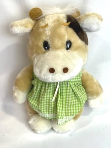 lot 88 image: Vintage 1985 Animal Talk Battery Operated 12-inch Talking Cow by Animal Playthings (Working)