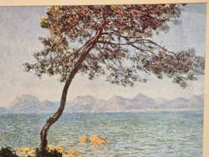 lot 121 image: Claude Monet Print - Eterel Mountains