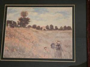 lot 80 image: Women With Umbrella - Monet Print