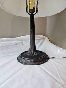 lot 160 image: Iron Candlestick Lamp