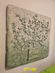 lot 167 image: Botanical Relief Decor Art
