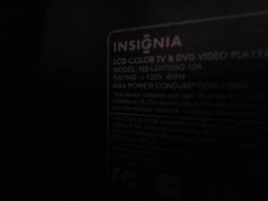 lot 200 image: 25 Inch Insignia LCD Television