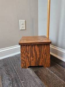 lot 221 image: Primitive Handled Footstool
