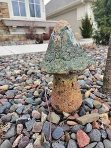 lot 284 image: Whimsical Garden Mushroom