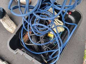 lot 312 image: Electric Extension Cord  Power Strip Bundle