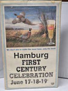 lot 27 image: Schmidt Sponsored Hamburg First Century Celebration Poster
