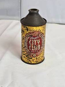 lot 78 image: Vintage Schmidts City Club Steel Beer Can