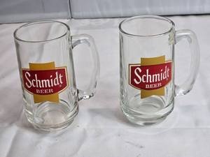 lot 84 image: Lot of 2 Schmidt Beer Mugs