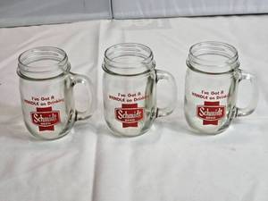 lot 85 image: Lot of 3 Schmidt Beer Jar Mugs