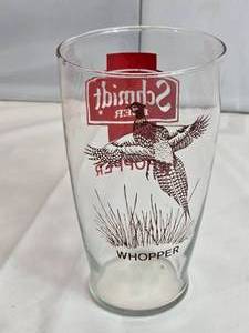 lot 95 image: Schmidt Beer Whopper Glass Pheasant