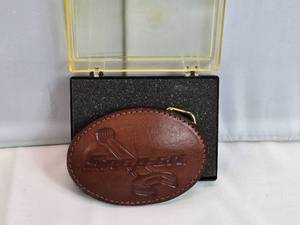 lot 169 image: Snap-on Leather Belt Buckle