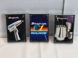 lot 172 image: Lot of 3 Decks of Snap-on Cards