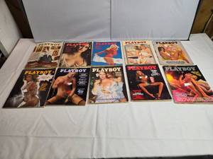 lot 192 image: Lot of 10 Playboy from 1975