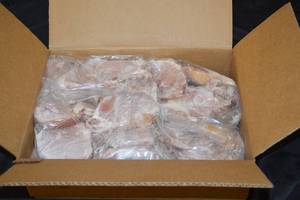 G - 10lb Box of Frozen Hormel Smoked Pork Chops Packed 122223