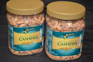 2ct Planters Fancy Whole Cashews with Sea Salt
