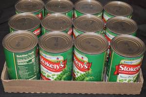 12ct Stokelys Traditional Vegetables Canned Sweet Peas