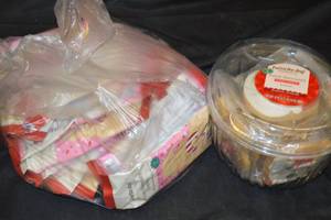 Favorite Day Hand-Frosted Sugar Cookies  Bag of White Chocolatey Santas Best by 03222024