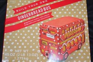 M&S Food Gingerbread Double Decker Bus