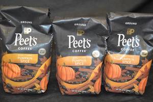 3ct Bag of Peets Coffee Pumpkin Flavored Coffee Grounds